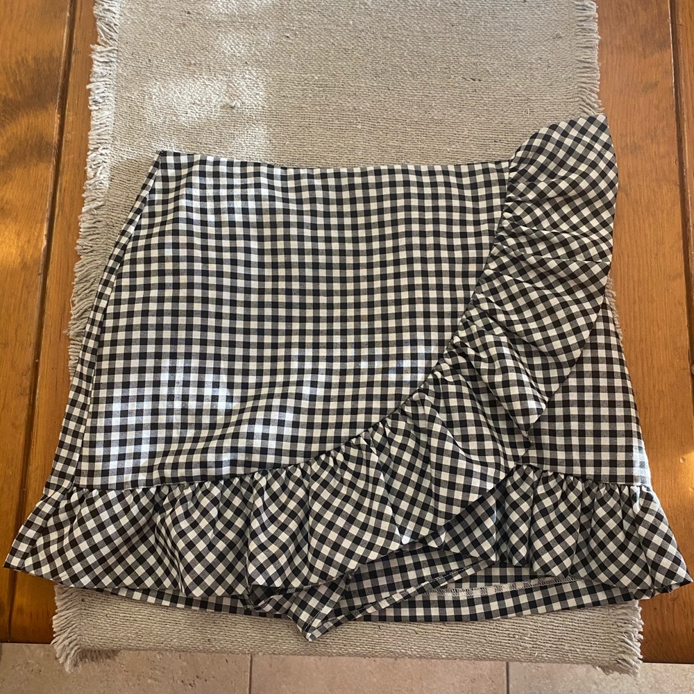 Plaid skort